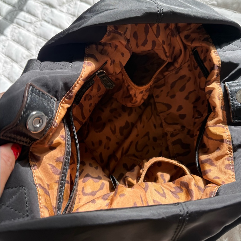 Aimee Kestenberg Black Nylon Shoulder Bag - Picture 3 of 7